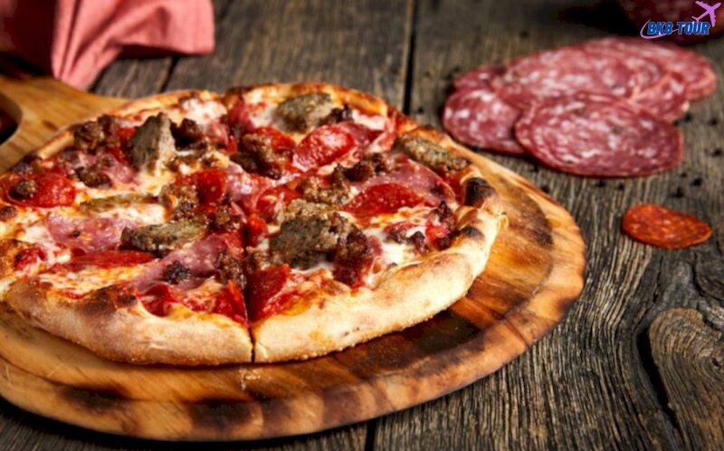 Pizza là món ăn rất được yêu thích tại trời Âu 