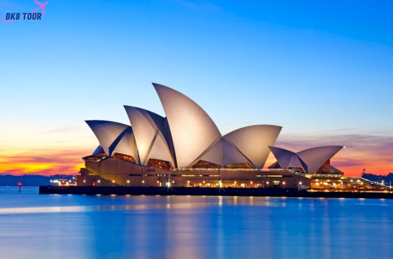 Hình ảnh của nhà hát Opera Sydney - một trong những biểu tượng hàng đầu của Úc