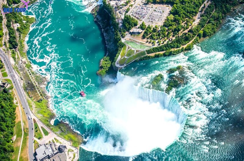 Hình ảnh thác nước Niagara tuyệt đẹp khi nhìn từ trên cao 