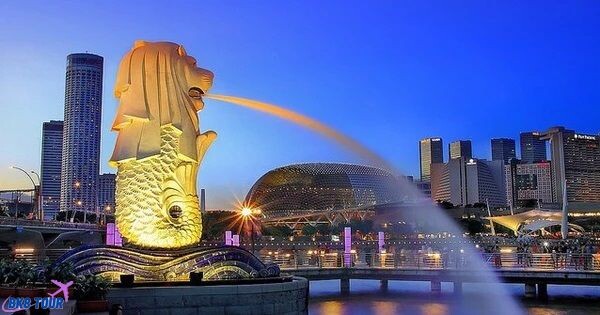 Du lịch Singapore: Công viên Merlion - Garden by the Bay - Art Science Museum